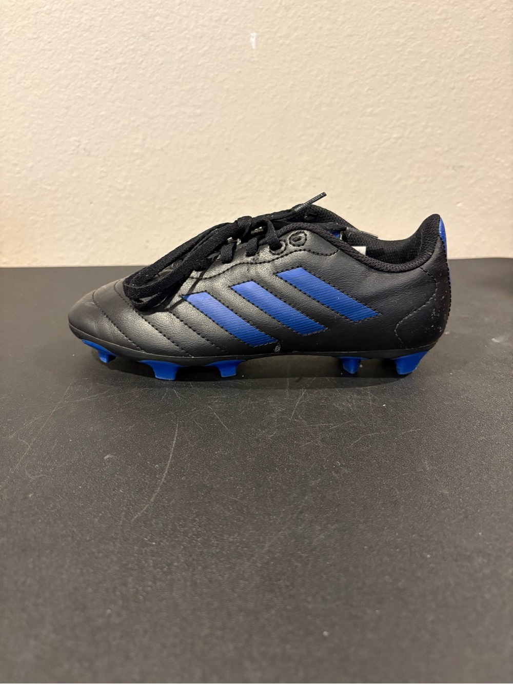 Adidas Goletto VIII FG Black Blue Athletic Soccer Cleats GX6906 Youth Size 3Y - Picture 4 of 11